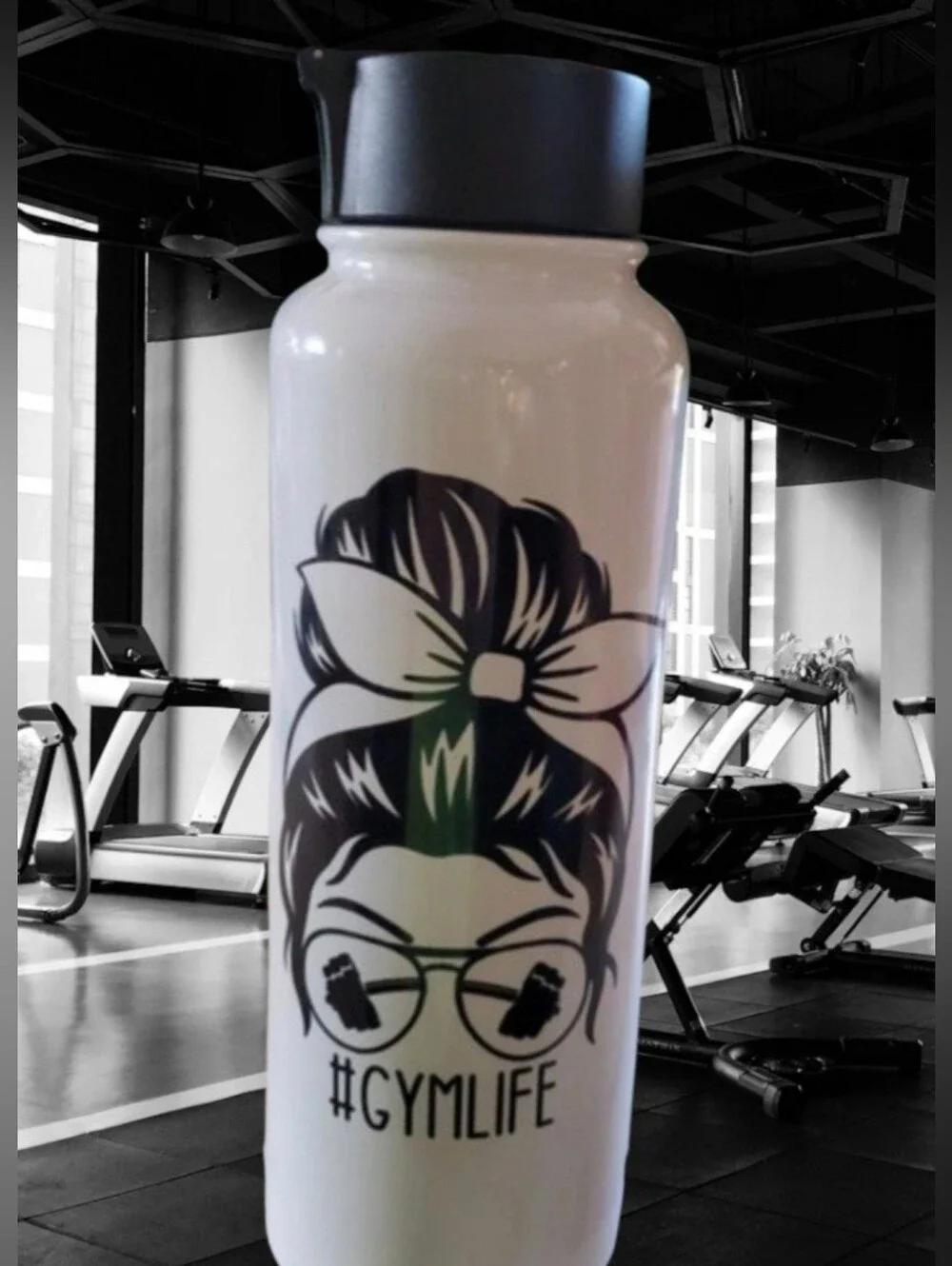 # Gym Life 32oz Hydro Handle Bottle 💜sale